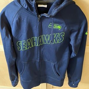 Seahawks Fleece Nike Zip Up